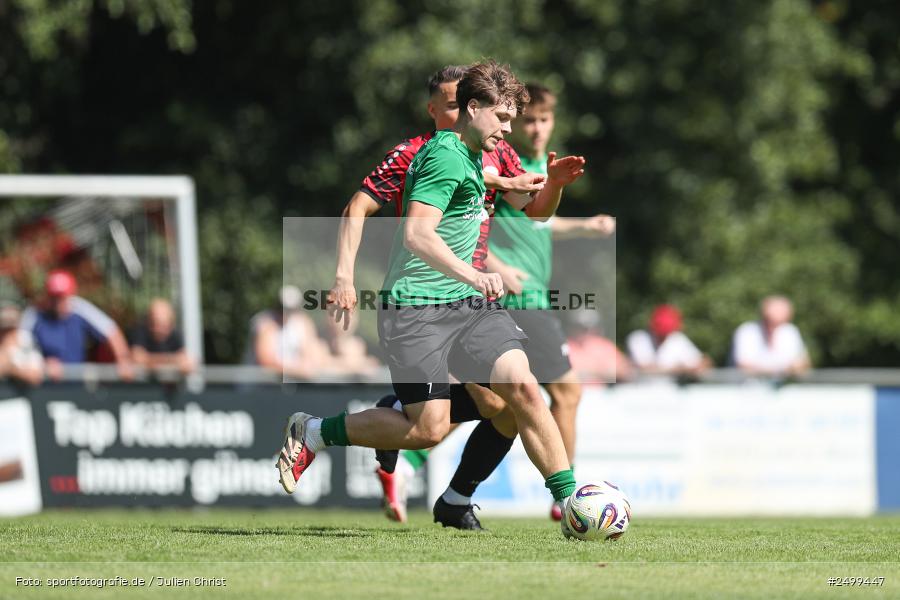 sport, action, TuS Frammersbach, TUS, Landesliga Nordwest, Fussball, Fuhrmann Arena, Frammersbach, DJK Schwebenried/Schwemmelsbach, DJK, BFV, 5. Spieltag, 10.08.2025 - Bild-ID: 2499447