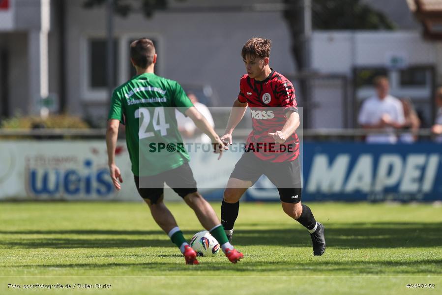 sport, action, TuS Frammersbach, TUS, Landesliga Nordwest, Fussball, Fuhrmann Arena, Frammersbach, DJK Schwebenried/Schwemmelsbach, DJK, BFV, 5. Spieltag, 10.08.2025 - Bild-ID: 2499452