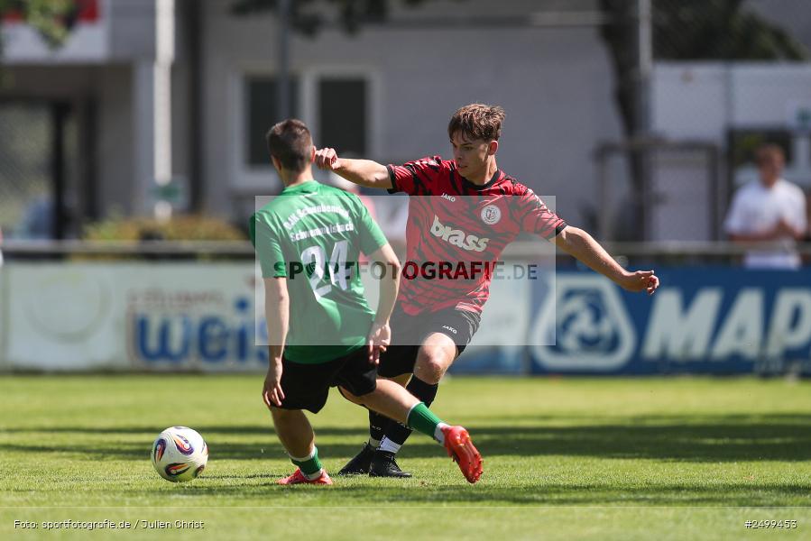 sport, action, TuS Frammersbach, TUS, Landesliga Nordwest, Fussball, Fuhrmann Arena, Frammersbach, DJK Schwebenried/Schwemmelsbach, DJK, BFV, 5. Spieltag, 10.08.2025 - Bild-ID: 2499453