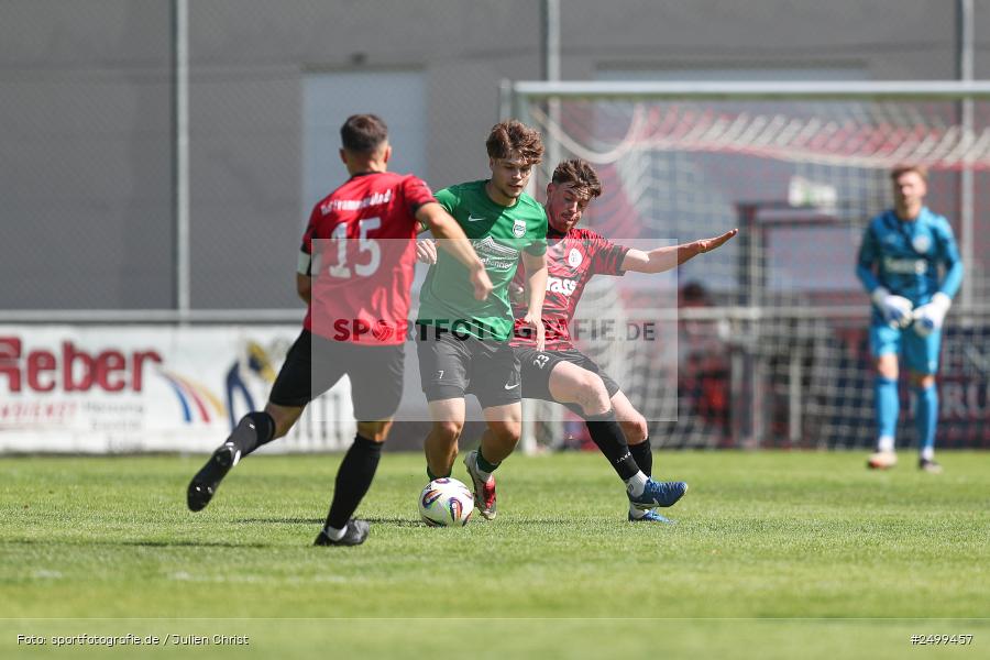sport, action, TuS Frammersbach, TUS, Landesliga Nordwest, Fussball, Fuhrmann Arena, Frammersbach, DJK Schwebenried/Schwemmelsbach, DJK, BFV, 5. Spieltag, 10.08.2025 - Bild-ID: 2499457