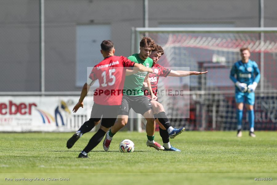sport, action, TuS Frammersbach, TUS, Landesliga Nordwest, Fussball, Fuhrmann Arena, Frammersbach, DJK Schwebenried/Schwemmelsbach, DJK, BFV, 5. Spieltag, 10.08.2025 - Bild-ID: 2499458