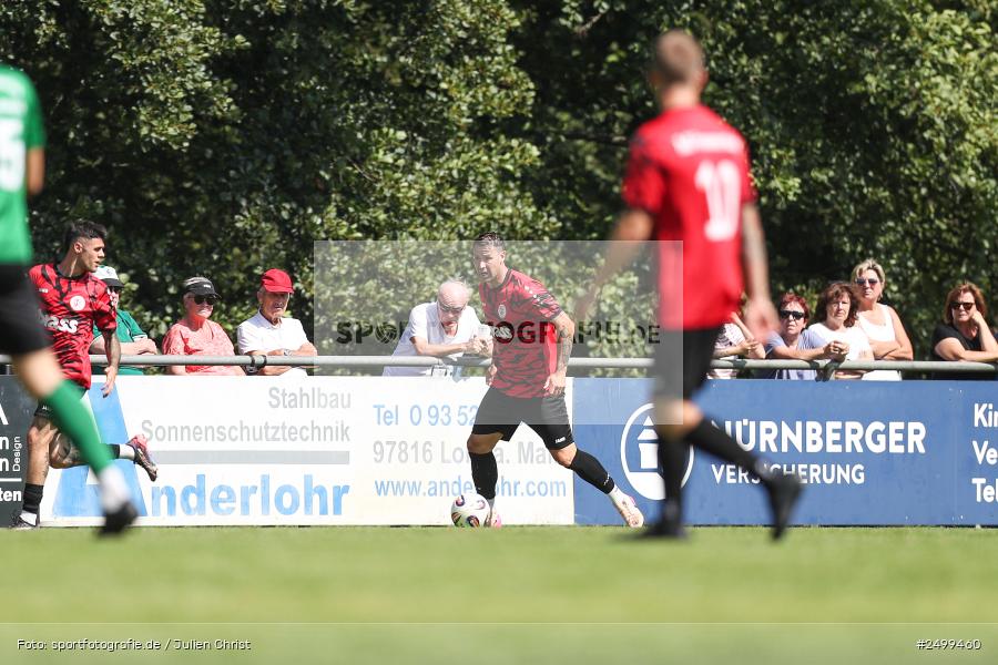 sport, action, TuS Frammersbach, TUS, Landesliga Nordwest, Fussball, Fuhrmann Arena, Frammersbach, DJK Schwebenried/Schwemmelsbach, DJK, BFV, 5. Spieltag, 10.08.2025 - Bild-ID: 2499460
