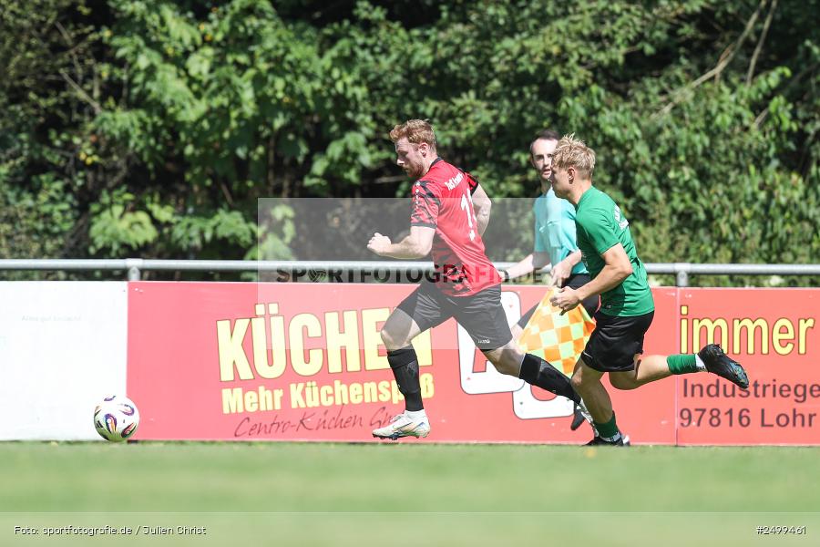 sport, action, TuS Frammersbach, TUS, Landesliga Nordwest, Fussball, Fuhrmann Arena, Frammersbach, DJK Schwebenried/Schwemmelsbach, DJK, BFV, 5. Spieltag, 10.08.2025 - Bild-ID: 2499461