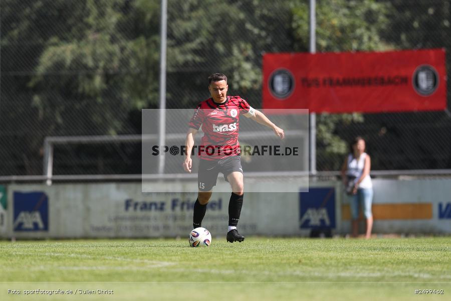 sport, action, TuS Frammersbach, TUS, Landesliga Nordwest, Fussball, Fuhrmann Arena, Frammersbach, DJK Schwebenried/Schwemmelsbach, DJK, BFV, 5. Spieltag, 10.08.2025 - Bild-ID: 2499462