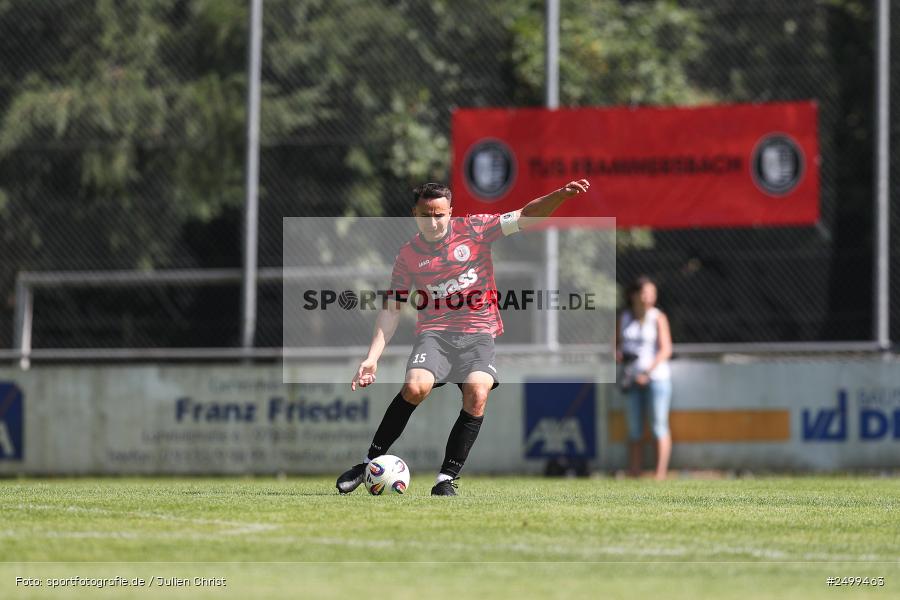 sport, action, TuS Frammersbach, TUS, Landesliga Nordwest, Fussball, Fuhrmann Arena, Frammersbach, DJK Schwebenried/Schwemmelsbach, DJK, BFV, 5. Spieltag, 10.08.2025 - Bild-ID: 2499463