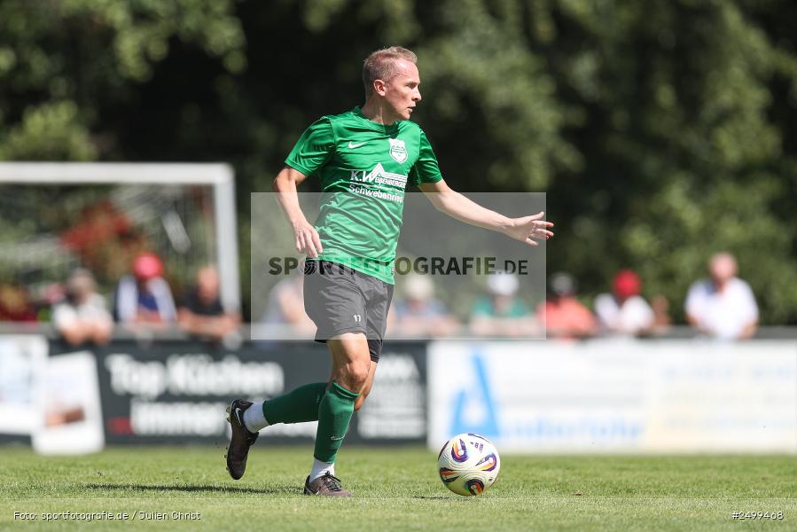 sport, action, TuS Frammersbach, TUS, Landesliga Nordwest, Fussball, Fuhrmann Arena, Frammersbach, DJK Schwebenried/Schwemmelsbach, DJK, BFV, 5. Spieltag, 10.08.2025 - Bild-ID: 2499468