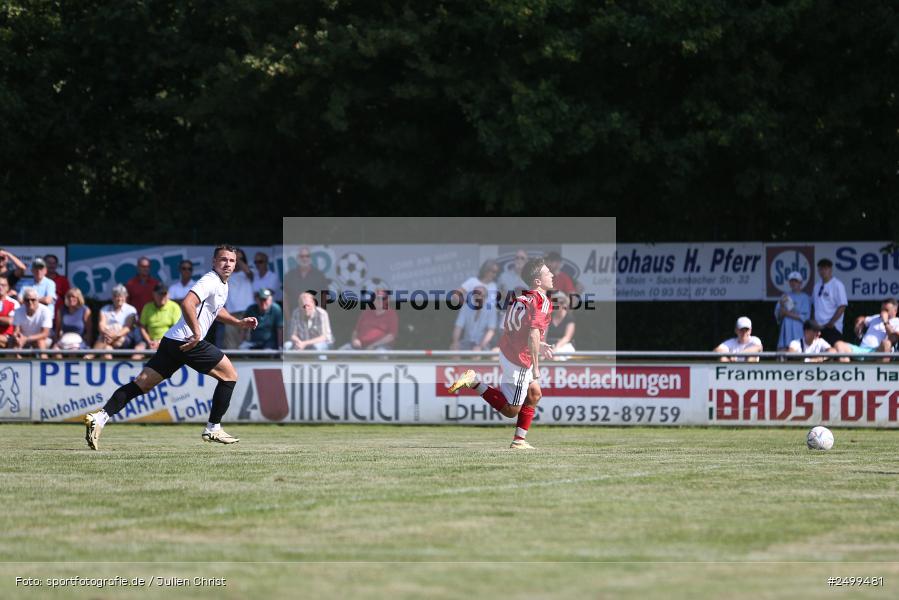 sport, action, TSV Lohr, TSV, Sportgelände, SVB, SV Birkenfeld, Lohr am Main, Fussball, Bezirksliga Unterfranken West, BFV, 4. Spieltag, 10.08.2025 - Bild-ID: 2499481