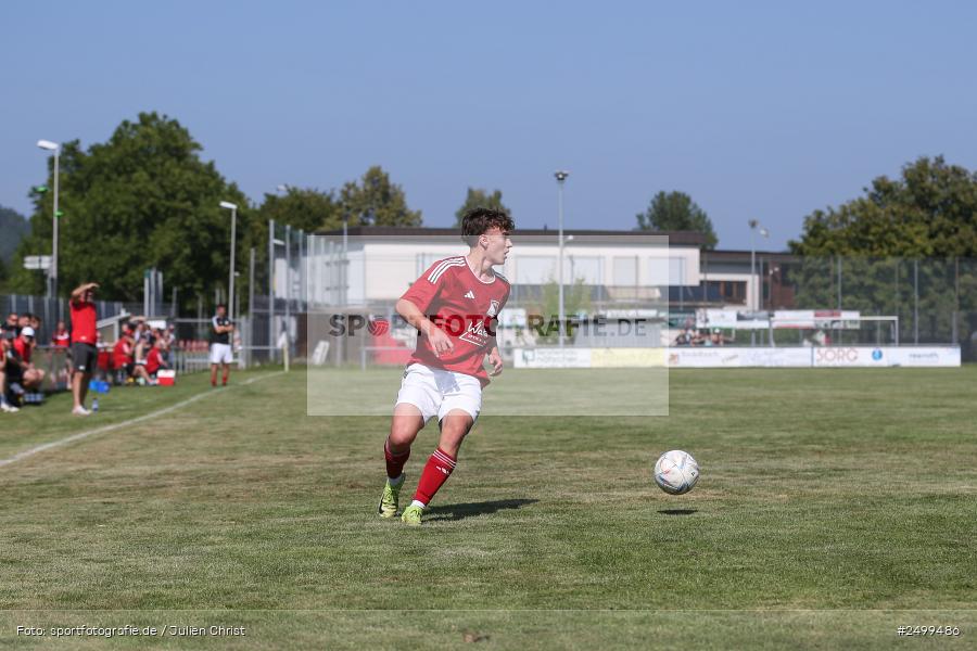 sport, action, TSV Lohr, TSV, Sportgelände, SVB, SV Birkenfeld, Lohr am Main, Fussball, Bezirksliga Unterfranken West, BFV, 4. Spieltag, 10.08.2025 - Bild-ID: 2499486