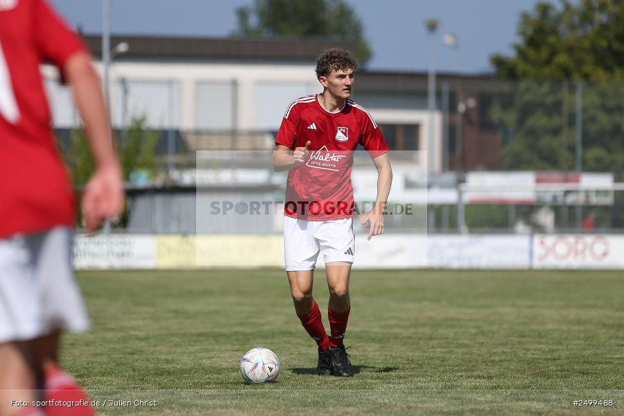 sport, action, TSV Lohr, TSV, Sportgelände, SVB, SV Birkenfeld, Lohr am Main, Fussball, Bezirksliga Unterfranken West, BFV, 4. Spieltag, 10.08.2025 - Bild-ID: 2499488
