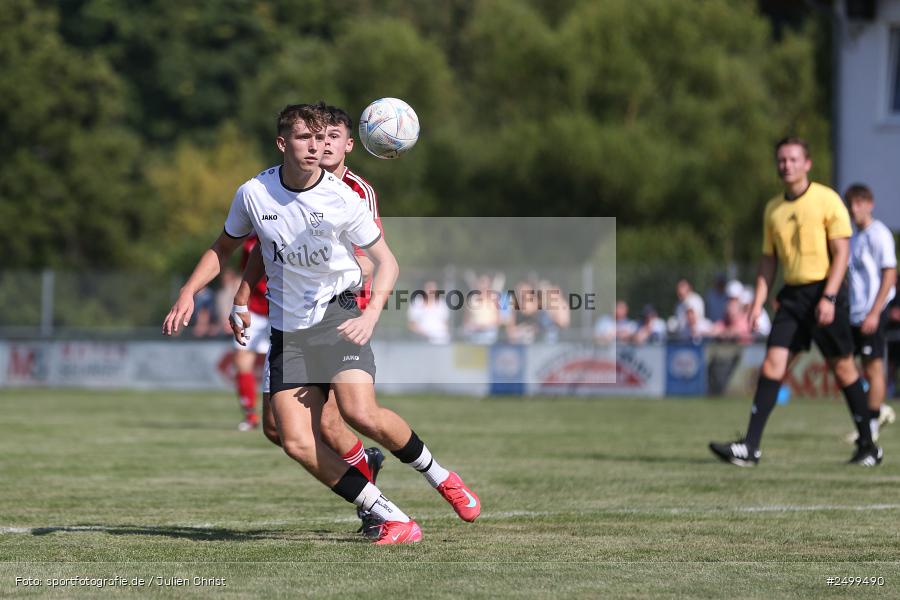 sport, action, TSV Lohr, TSV, Sportgelände, SVB, SV Birkenfeld, Lohr am Main, Fussball, Bezirksliga Unterfranken West, BFV, 4. Spieltag, 10.08.2025 - Bild-ID: 2499490