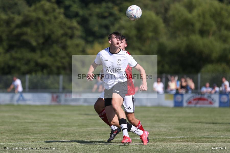 sport, action, TSV Lohr, TSV, Sportgelände, SVB, SV Birkenfeld, Lohr am Main, Fussball, Bezirksliga Unterfranken West, BFV, 4. Spieltag, 10.08.2025 - Bild-ID: 2499491