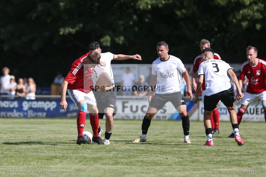 sport, action, TSV Lohr, TSV, Sportgelände, SVB, SV Birkenfeld, Lohr am Main, Fussball, Bezirksliga Unterfranken West, BFV, 4. Spieltag, 10.08.2025 - Bild-ID: 2499493