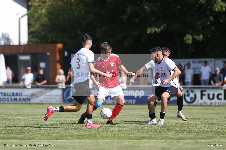 sport, action, TSV Lohr, TSV, Sportgelände, SVB, SV Birkenfeld, Lohr am Main, Fussball, Bezirksliga Unterfranken West, BFV, 4. Spieltag, 10.08.2025 - Bild-ID: 2499494