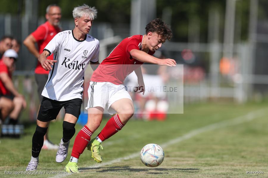 sport, action, TSV Lohr, TSV, Sportgelände, SVB, SV Birkenfeld, Lohr am Main, Fussball, Bezirksliga Unterfranken West, BFV, 4. Spieltag, 10.08.2025 - Bild-ID: 2499509