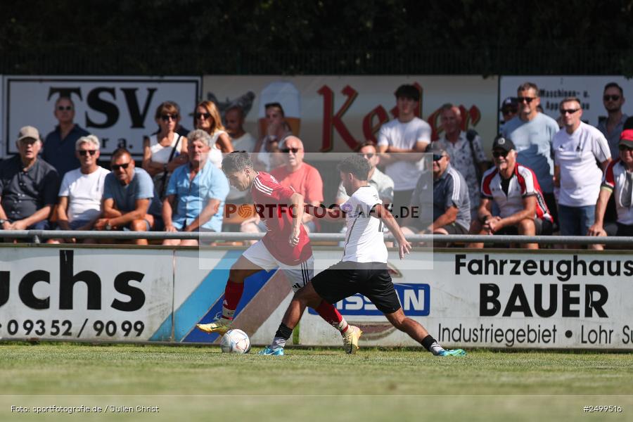 sport, action, TSV Lohr, TSV, Sportgelände, SVB, SV Birkenfeld, Lohr am Main, Fussball, Bezirksliga Unterfranken West, BFV, 4. Spieltag, 10.08.2025 - Bild-ID: 2499516