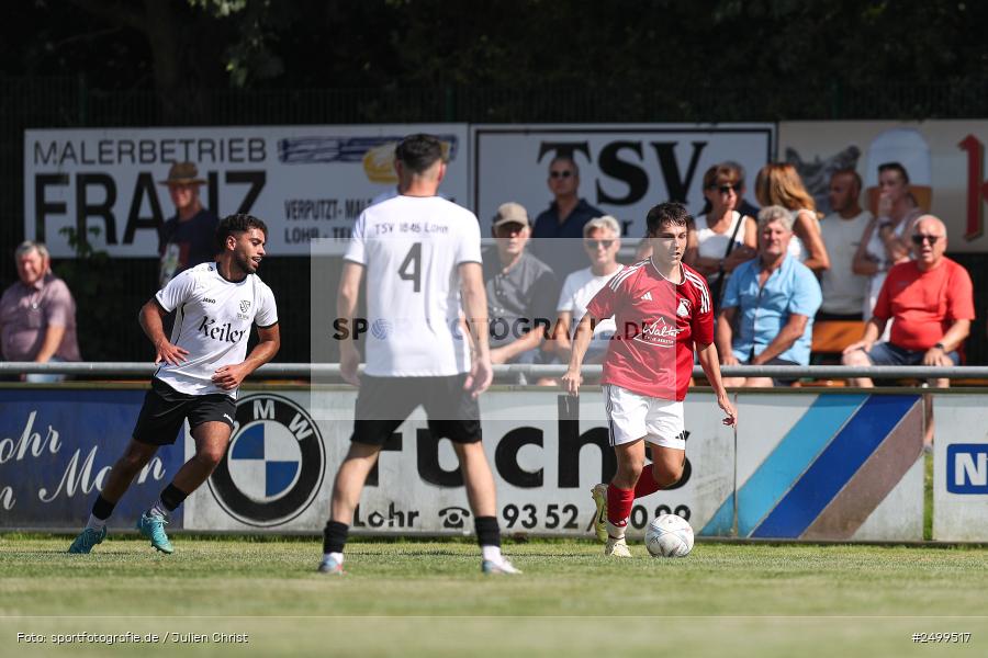 sport, action, TSV Lohr, TSV, Sportgelände, SVB, SV Birkenfeld, Lohr am Main, Fussball, Bezirksliga Unterfranken West, BFV, 4. Spieltag, 10.08.2025 - Bild-ID: 2499517
