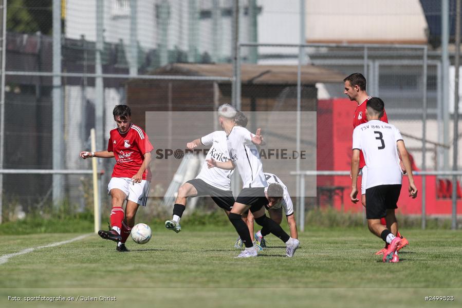 sport, action, TSV Lohr, TSV, Sportgelände, SVB, SV Birkenfeld, Lohr am Main, Fussball, Bezirksliga Unterfranken West, BFV, 4. Spieltag, 10.08.2025 - Bild-ID: 2499523