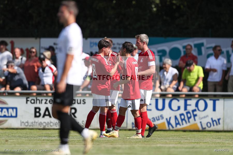 sport, action, TSV Lohr, TSV, Sportgelände, SVB, SV Birkenfeld, Lohr am Main, Fussball, Bezirksliga Unterfranken West, BFV, 4. Spieltag, 10.08.2025 - Bild-ID: 2499570
