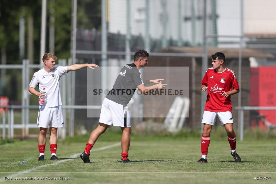 sport, action, TSV Lohr, TSV, Sportgelände, SVB, SV Birkenfeld, Lohr am Main, Fussball, Bezirksliga Unterfranken West, BFV, 4. Spieltag, 10.08.2025 - Bild-ID: 2499577