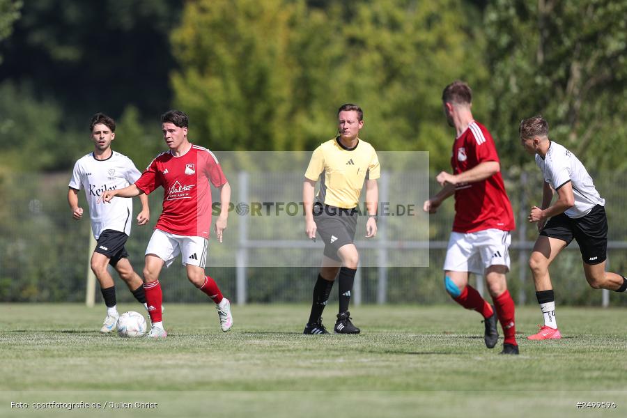 sport, action, TSV Lohr, TSV, Sportgelände, SVB, SV Birkenfeld, Lohr am Main, Fussball, Bezirksliga Unterfranken West, BFV, 4. Spieltag, 10.08.2025 - Bild-ID: 2499596