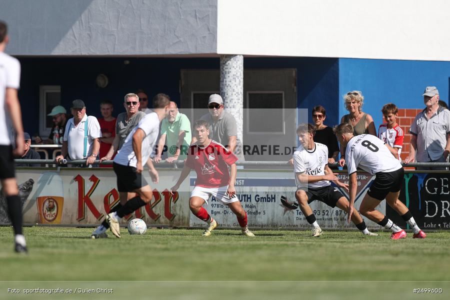 sport, action, TSV Lohr, TSV, Sportgelände, SVB, SV Birkenfeld, Lohr am Main, Fussball, Bezirksliga Unterfranken West, BFV, 4. Spieltag, 10.08.2025 - Bild-ID: 2499600