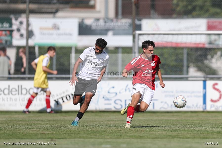 sport, action, TSV Lohr, TSV, Sportgelände, SVB, SV Birkenfeld, Lohr am Main, Fussball, Bezirksliga Unterfranken West, BFV, 4. Spieltag, 10.08.2025 - Bild-ID: 2499610
