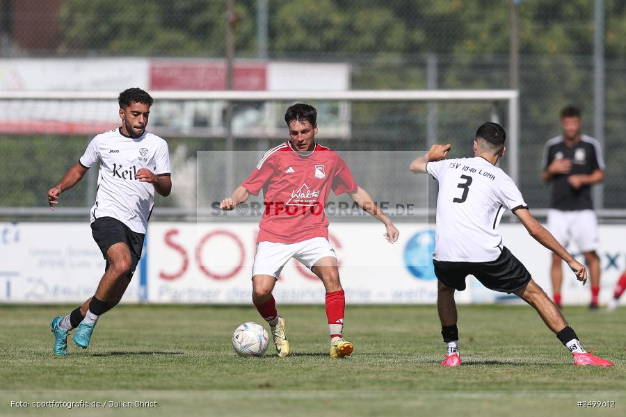 sport, action, TSV Lohr, TSV, Sportgelände, SVB, SV Birkenfeld, Lohr am Main, Fussball, Bezirksliga Unterfranken West, BFV, 4. Spieltag, 10.08.2025 - Bild-ID: 2499612