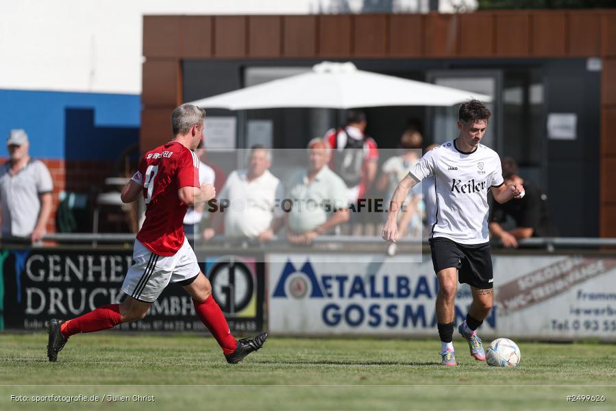 sport, action, TSV Lohr, TSV, Sportgelände, SVB, SV Birkenfeld, Lohr am Main, Fussball, Bezirksliga Unterfranken West, BFV, 4. Spieltag, 10.08.2025 - Bild-ID: 2499626