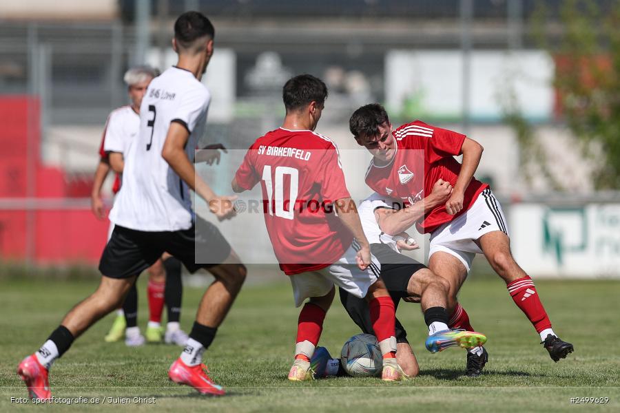sport, action, TSV Lohr, TSV, Sportgelände, SVB, SV Birkenfeld, Lohr am Main, Fussball, Bezirksliga Unterfranken West, BFV, 4. Spieltag, 10.08.2025 - Bild-ID: 2499629