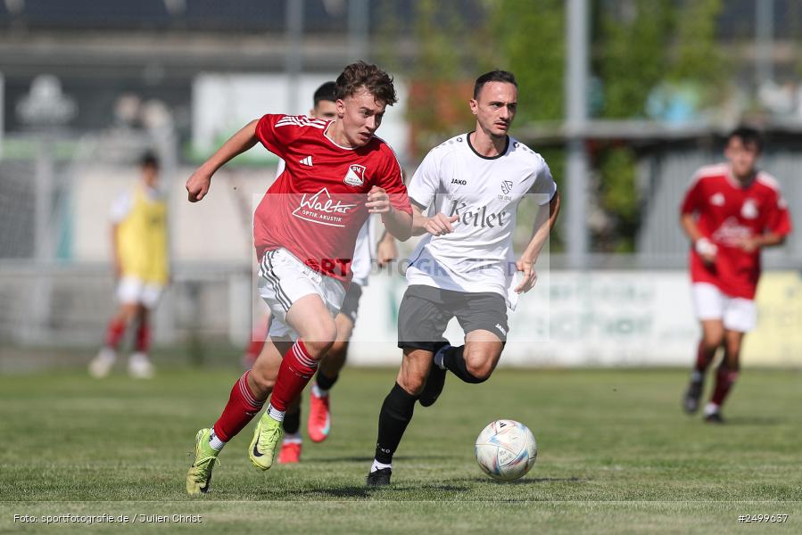 sport, action, TSV Lohr, TSV, Sportgelände, SVB, SV Birkenfeld, Lohr am Main, Fussball, Bezirksliga Unterfranken West, BFV, 4. Spieltag, 10.08.2025 - Bild-ID: 2499637