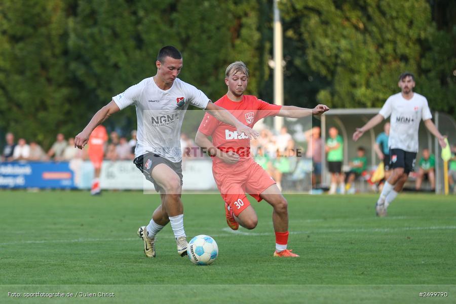 sport, action, TuS 1893 Aschaffenburg-Leider, TUS, TSV Aubstadt, Sportgelände, Fussball, BFV-Verbandspokal, BFV, Aschaffenburg, AUB, 2. Runde, 12.08.2025 - Bild-ID: 2499790
