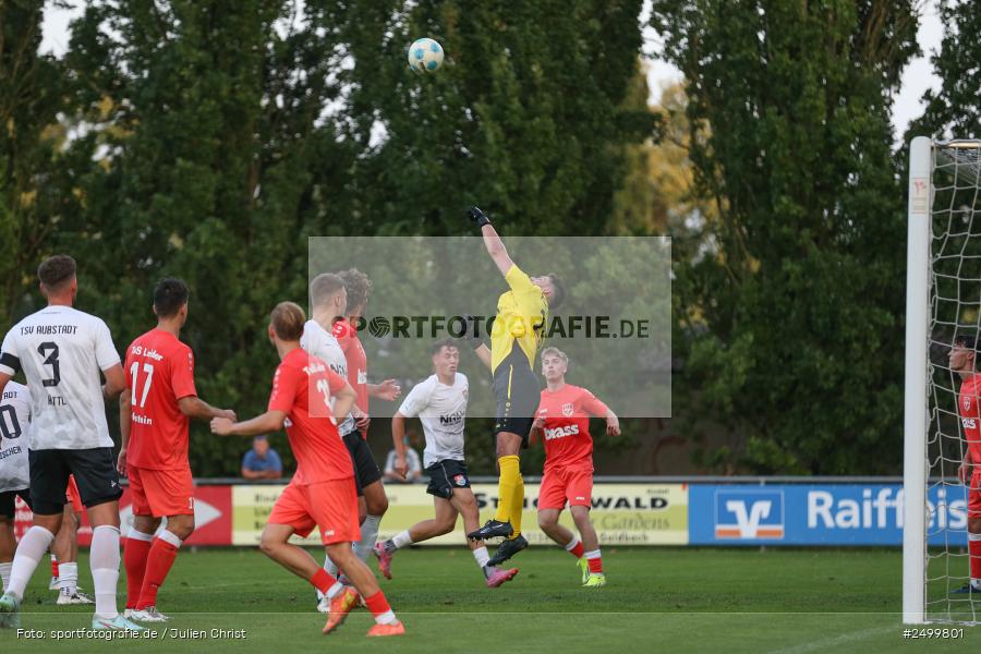 sport, action, TuS 1893 Aschaffenburg-Leider, TUS, TSV Aubstadt, Sportgelände, Fussball, BFV-Verbandspokal, BFV, Aschaffenburg, AUB, 2. Runde, 12.08.2025 - Bild-ID: 2499801