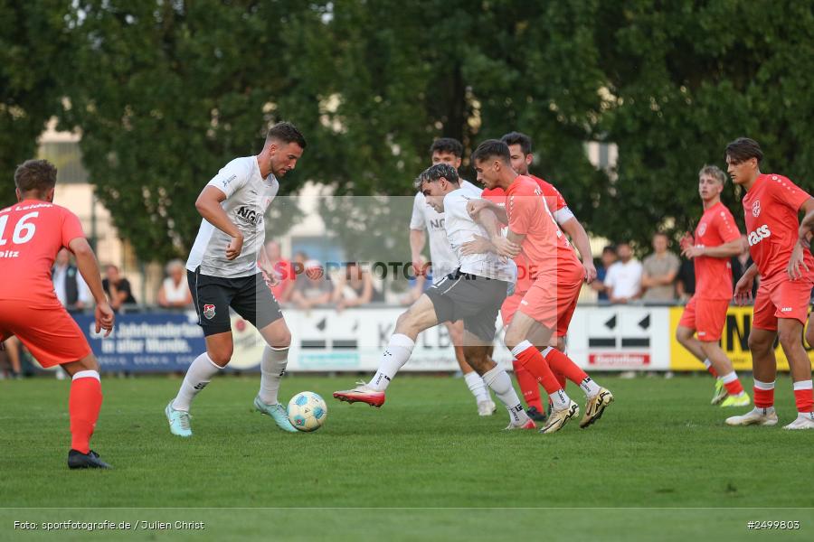 sport, action, TuS 1893 Aschaffenburg-Leider, TUS, TSV Aubstadt, Sportgelände, Fussball, BFV-Verbandspokal, BFV, Aschaffenburg, AUB, 2. Runde, 12.08.2025 - Bild-ID: 2499803