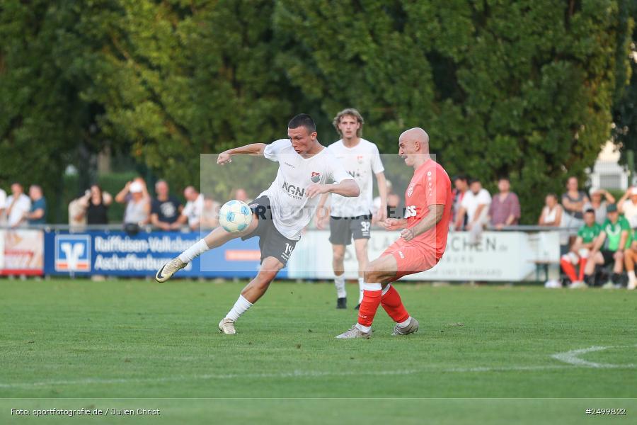 sport, action, TuS 1893 Aschaffenburg-Leider, TUS, TSV Aubstadt, Sportgelände, Fussball, BFV-Verbandspokal, BFV, Aschaffenburg, AUB, 2. Runde, 12.08.2025 - Bild-ID: 2499822
