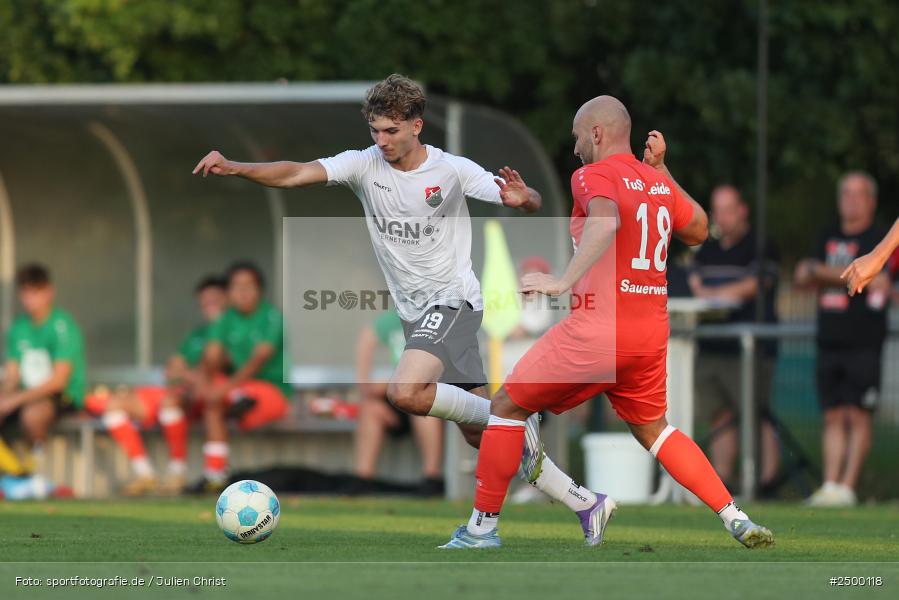 sport, action, TuS 1893 Aschaffenburg-Leider, TUS, TSV Aubstadt, Sportgelände, Fussball, BFV-Verbandspokal, BFV, Aschaffenburg, AUB, 2. Runde, 12.08.2025 - Bild-ID: 2500118