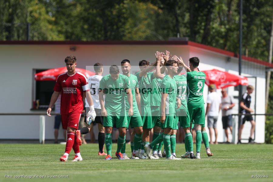 sport, action, Sportgelände, SVB, SV Birkenfeld, Fussball, FCV, FC Viktoria Mömlingen, Birkenfeld, Bezirksliga Unterfranken West, BFV, 5. Spieltag, 15.08.2025 - Bild-ID: 2500143
