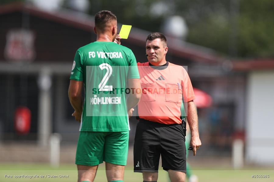 sport, action, Sportgelände, SVB, SV Birkenfeld, Fussball, FCV, FC Viktoria Mömlingen, Birkenfeld, Bezirksliga Unterfranken West, BFV, 5. Spieltag, 15.08.2025 - Bild-ID: 2500283