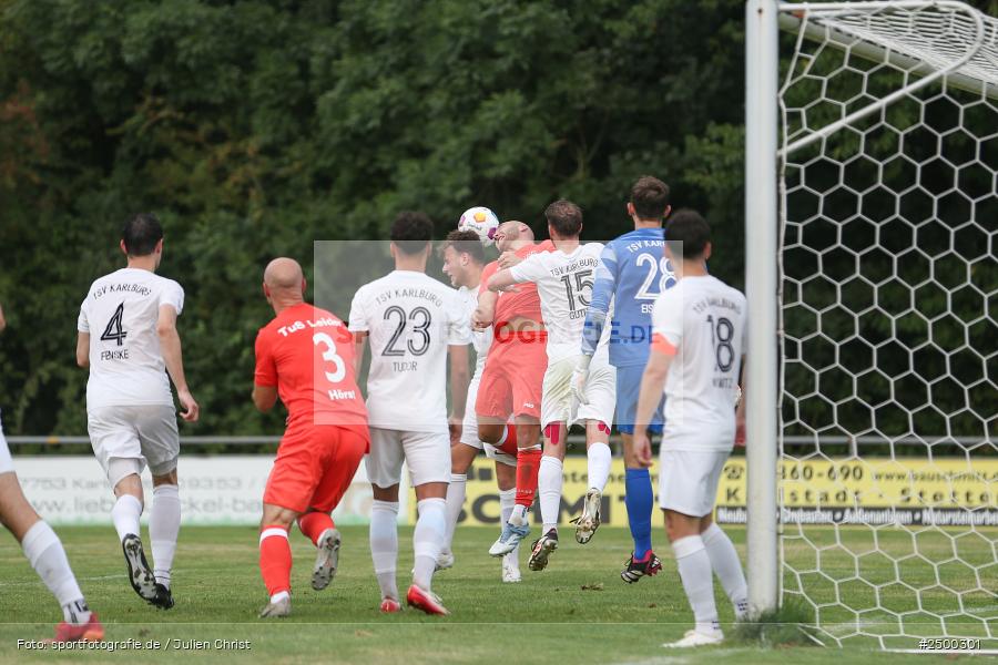 sport, action, TuS 1893 Aschaffenburg-Leider, TUS, TSV Karlburg, TSV, Landesliga Nordwest, Karlburg, Fussball, Fundamentum Sportpark, BFV, 6. Spieltag, 15.08.2025 - Bild-ID: 2500301