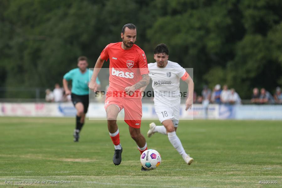 sport, action, TuS 1893 Aschaffenburg-Leider, TUS, TSV Karlburg, TSV, Landesliga Nordwest, Karlburg, Fussball, Fundamentum Sportpark, BFV, 6. Spieltag, 15.08.2025 - Bild-ID: 2500303