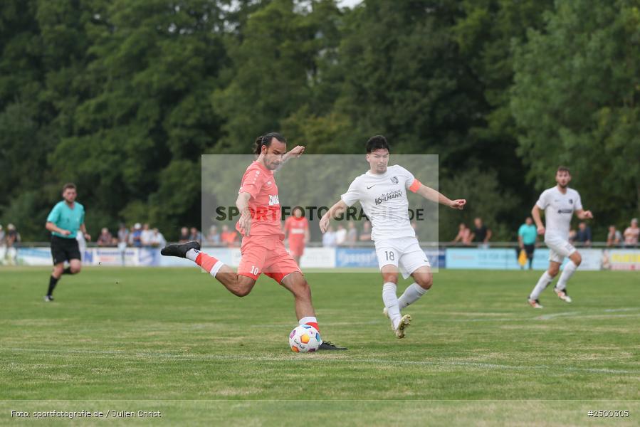 sport, action, TuS 1893 Aschaffenburg-Leider, TUS, TSV Karlburg, TSV, Landesliga Nordwest, Karlburg, Fussball, Fundamentum Sportpark, BFV, 6. Spieltag, 15.08.2025 - Bild-ID: 2500305