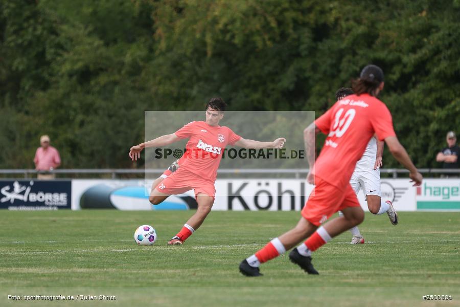 sport, action, TuS 1893 Aschaffenburg-Leider, TUS, TSV Karlburg, TSV, Landesliga Nordwest, Karlburg, Fussball, Fundamentum Sportpark, BFV, 6. Spieltag, 15.08.2025 - Bild-ID: 2500306