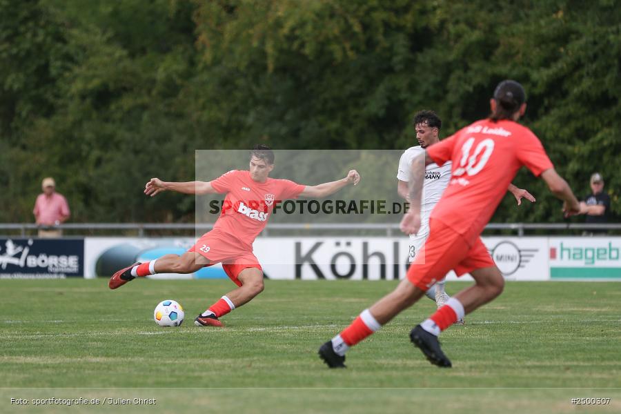 sport, action, TuS 1893 Aschaffenburg-Leider, TUS, TSV Karlburg, TSV, Landesliga Nordwest, Karlburg, Fussball, Fundamentum Sportpark, BFV, 6. Spieltag, 15.08.2025 - Bild-ID: 2500307