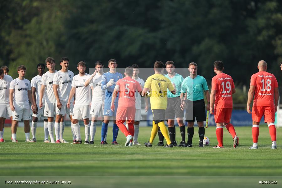 sport, action, TuS 1893 Aschaffenburg-Leider, TUS, TSV Karlburg, TSV, Landesliga Nordwest, Karlburg, Fussball, Fundamentum Sportpark, BFV, 6. Spieltag, 15.08.2025 - Bild-ID: 2500322