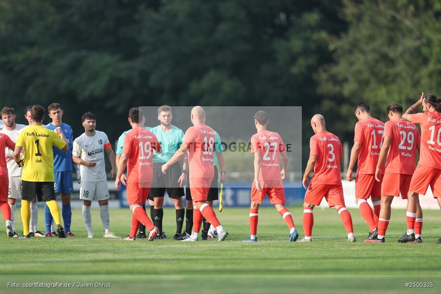 sport, action, TuS 1893 Aschaffenburg-Leider, TUS, TSV Karlburg, TSV, Landesliga Nordwest, Karlburg, Fussball, Fundamentum Sportpark, BFV, 6. Spieltag, 15.08.2025 - Bild-ID: 2500323