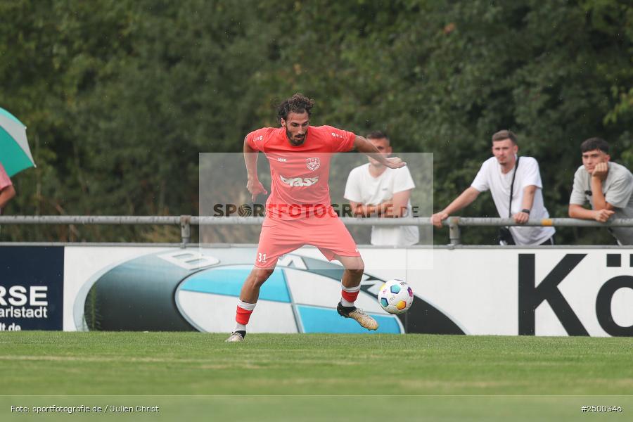 sport, action, TuS 1893 Aschaffenburg-Leider, TUS, TSV Karlburg, TSV, Landesliga Nordwest, Karlburg, Fussball, Fundamentum Sportpark, BFV, 6. Spieltag, 15.08.2025 - Bild-ID: 2500346