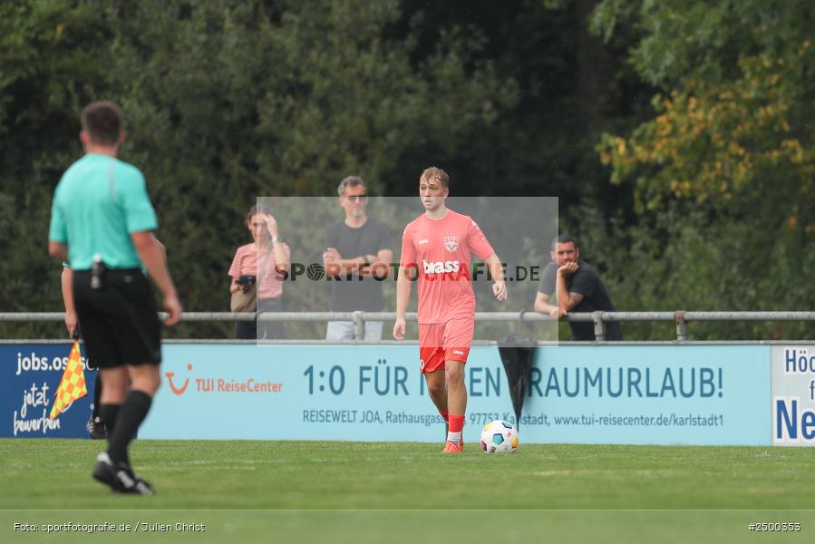 sport, action, TuS 1893 Aschaffenburg-Leider, TUS, TSV Karlburg, TSV, Landesliga Nordwest, Karlburg, Fussball, Fundamentum Sportpark, BFV, 6. Spieltag, 15.08.2025 - Bild-ID: 2500353