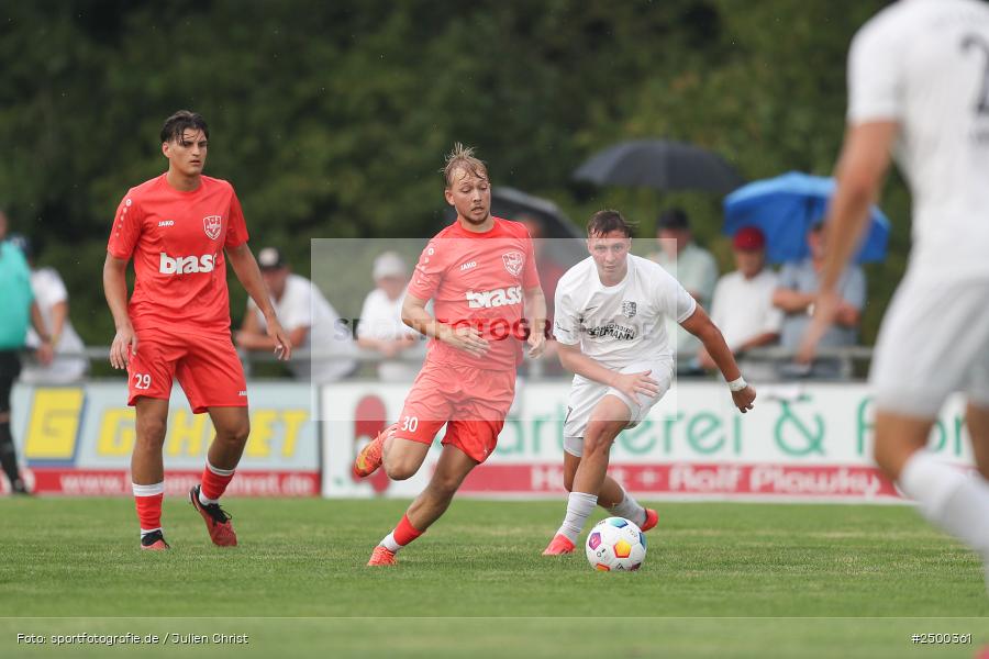 sport, action, TuS 1893 Aschaffenburg-Leider, TUS, TSV Karlburg, TSV, Landesliga Nordwest, Karlburg, Fussball, Fundamentum Sportpark, BFV, 6. Spieltag, 15.08.2025 - Bild-ID: 2500361