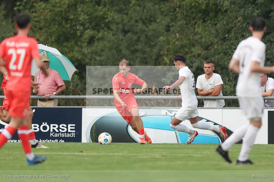 sport, action, TuS 1893 Aschaffenburg-Leider, TUS, TSV Karlburg, TSV, Landesliga Nordwest, Karlburg, Fussball, Fundamentum Sportpark, BFV, 6. Spieltag, 15.08.2025 - Bild-ID: 2500370