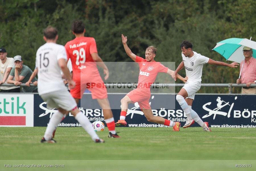 sport, action, TuS 1893 Aschaffenburg-Leider, TUS, TSV Karlburg, TSV, Landesliga Nordwest, Karlburg, Fussball, Fundamentum Sportpark, BFV, 6. Spieltag, 15.08.2025 - Bild-ID: 2500373