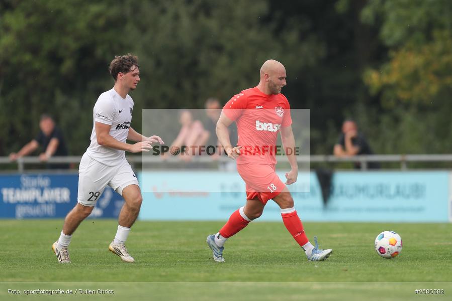 sport, action, TuS 1893 Aschaffenburg-Leider, TUS, TSV Karlburg, TSV, Landesliga Nordwest, Karlburg, Fussball, Fundamentum Sportpark, BFV, 6. Spieltag, 15.08.2025 - Bild-ID: 2500382